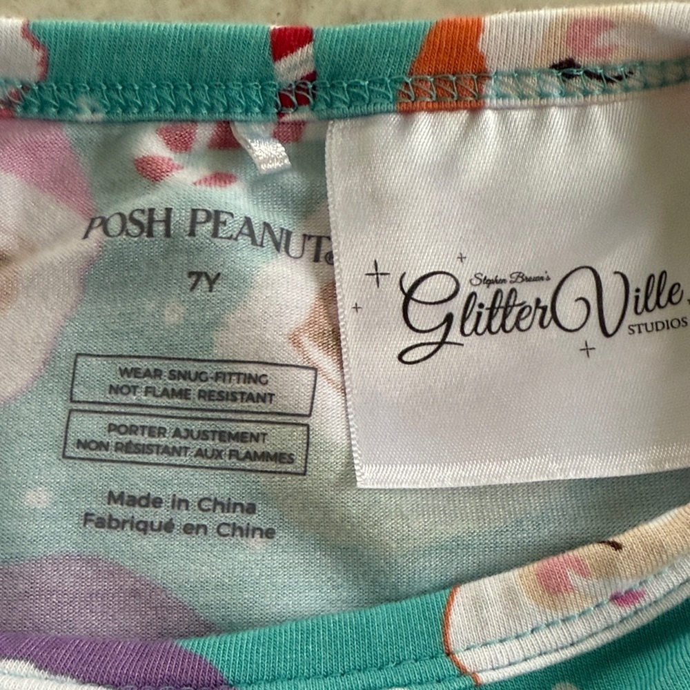 Posh Peanut/Glitterville Santa Pj set - Picture 3 of 9